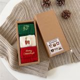  Set 3 tất Giáng Sinh Suxinaimin hộp giấy 