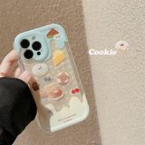  Ốp bánh kem chảy nền caro 