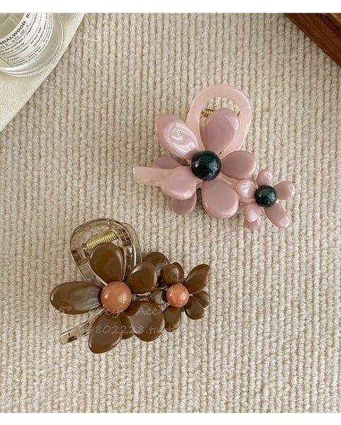  Kẹp càng cua 2 hoa to nhỏ 