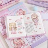  Sổ mini bé gái dễ thương 80 tờ 