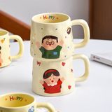  Cốc sứ Happy 380ml 