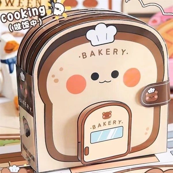  Sticker sách yên tĩnh DIY tiệm đồ ăn 