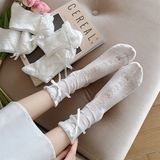  Tất The Tealife lưới hoạ tiết Marry Jane 
