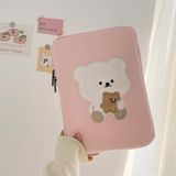  Túi đựng ipad / laptop gấu trắng bánh gấu 