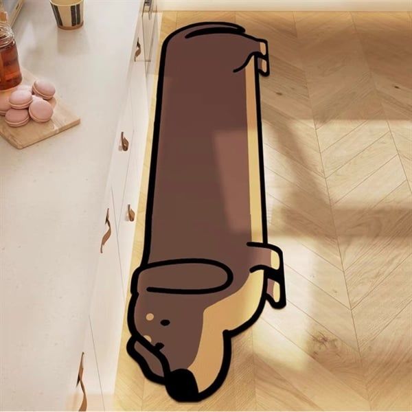  Thảm bếp cún hot dog 