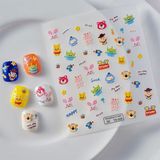  Sticker dán móng nhân vật Disney 
