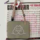  Túi đựng ipad / laptop đeo chéo Mèo xanh 