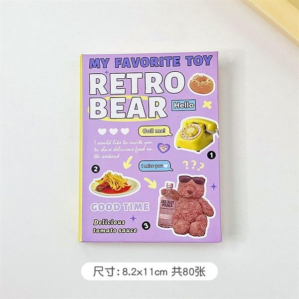  Sổ retro mini 11cm 80 tờ 