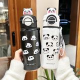  Bình giữ nhiệt gấu trúc hình nhí 600ml 