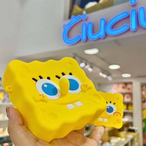  Túi silicon bọt biển Spongebob 