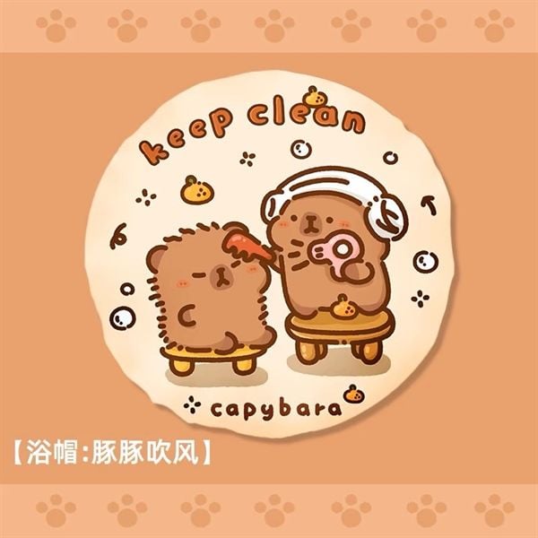  Mũ tắm trùm đầu Capybara 