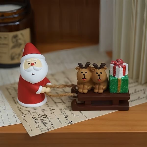  Mô hình mèo Zakka decor Giáng Sinh 