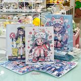  Túi quà quai giấy bé gái manga 