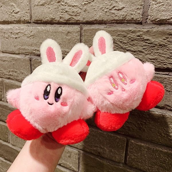  Móc khoá Kirby bông mũ liền 