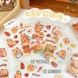  Sticker Capybara mini 10cm 