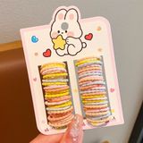  Set 2 cọc nhiều chun mini màu sắc 