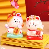  Mô hình mèo thần tài 4x5cm 