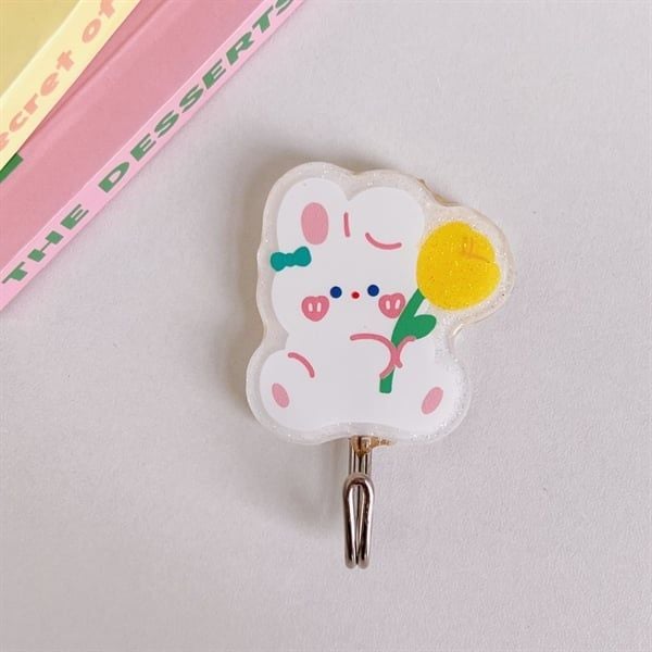  Móc treo nhựa bóng thú dễ thương 