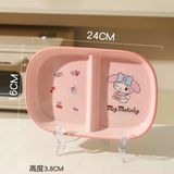  Khay sứ Sanrio 2 ngăn 
