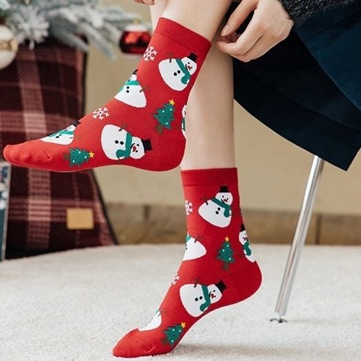  Tất Giáng Sinh hình nhí cao cổ 