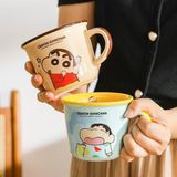 Cốc Shinchan viền màu 340ml 