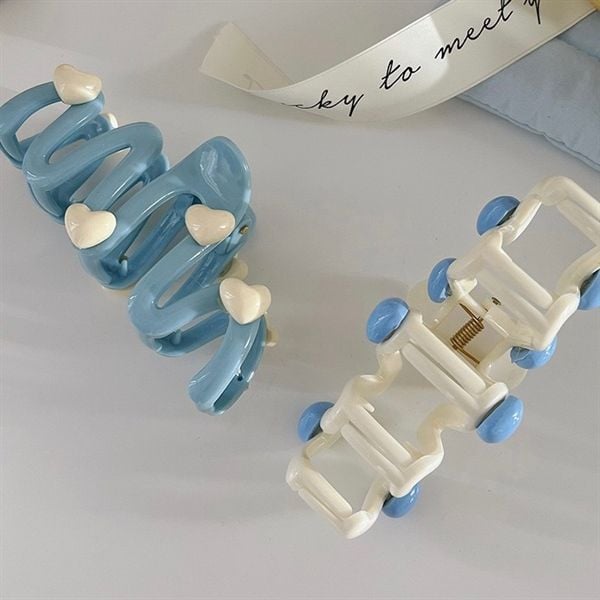  Kẹp càng cua uốn kem trái tim 