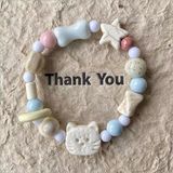  Vòng tay mèo mix charm 