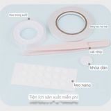  Box sổ + background ghép hình DIY Small Mochi + dụng cụ 