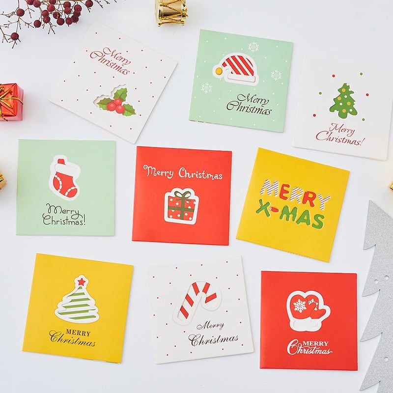  Thiệp Giáng Sinh gập đơn giản các mẫu 