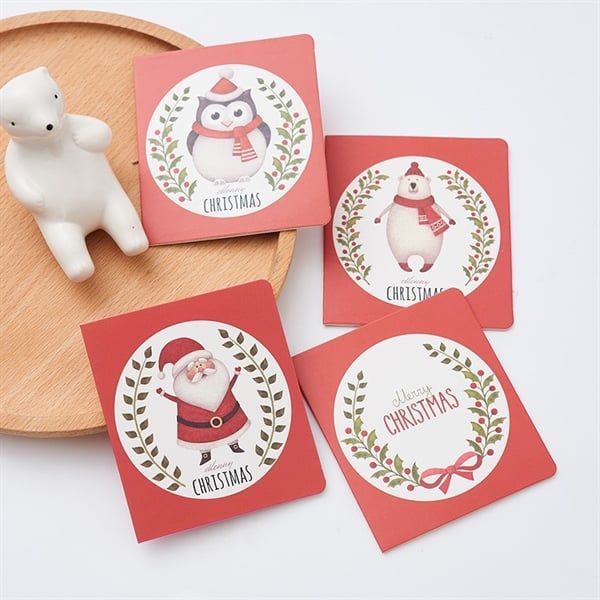  Thiệp Giáng Sinh gập đơn giản các mẫu 