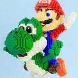  Xếp hình Mario cưỡi Yoshi bay 