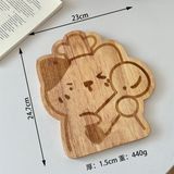  Thớt gỗ khuôn hình dễ thương 