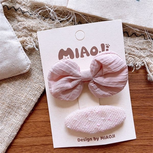  Set 2 kẹp vintage hồng MiaoJi 