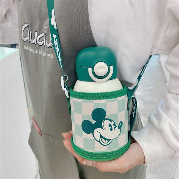  Bình giữ nhiệt Mickey 2 loại nắp 580ml 