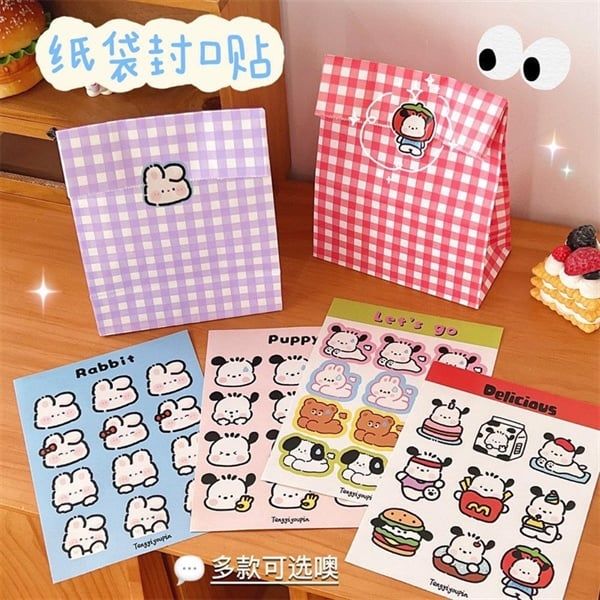  Tấm Sticker dán miệng túi 