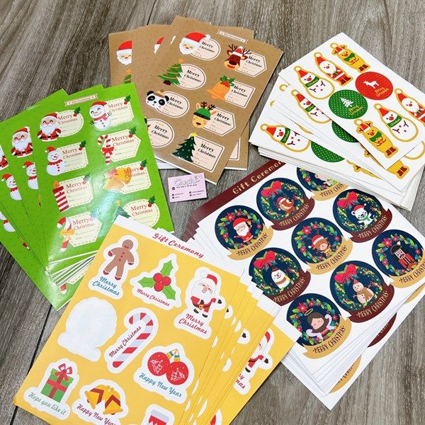  Sticker Giáng Sinh các mẫu 
