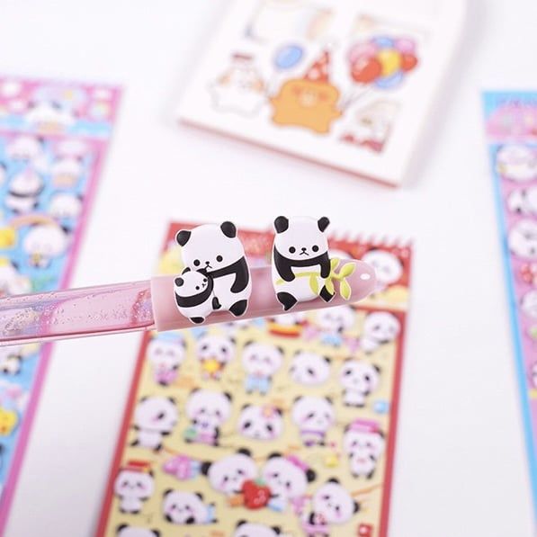  Sticker panda nổi 