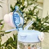  Bình nước Sanrio trong đầu chibi 650ml 