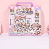 Set DIY dựng cửa hàng 3D cứng bé gái 