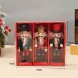  Người gỗ decor Giáng Sinh 15cm 