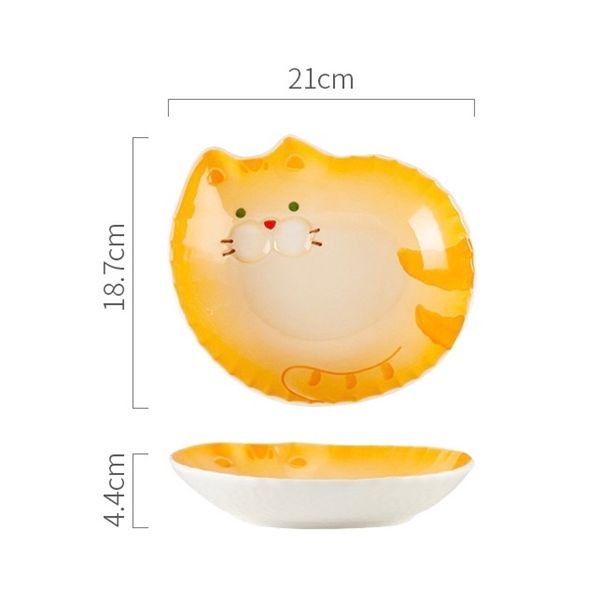  Set bát đĩa mèo Toot ombre 