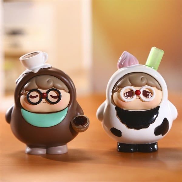  Hộp mù bé đeo kính cosplay đồ ăn 