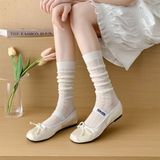  Tất Susufish lưới mỏng gân dọc cao cổ 