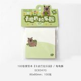  Giấy note Capybara 100 tờ 