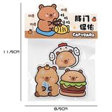  Set 3 móc khoá Capybara dẹt 