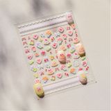  Sticker dán móng Tomoni bánh ngọt 
