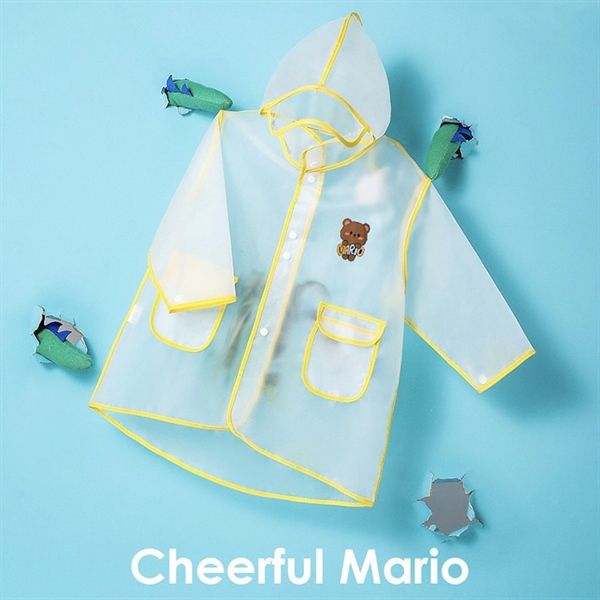  Áo mưa Kid Cheerful Mario 