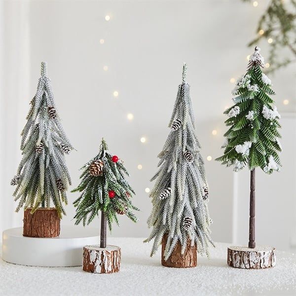  Cây thông để bàn decor Giáng Sinh 