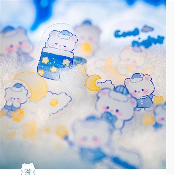  Sticker gấu mộng mơ 