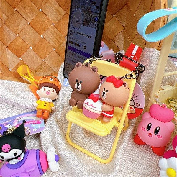  Ghế mini kê điện thoại decor 11cm 